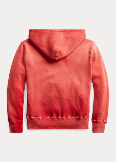 Sudaderas Con Capucha Ralph Lauren Hombre Rojos - Logo Fleece - YZQLV4073